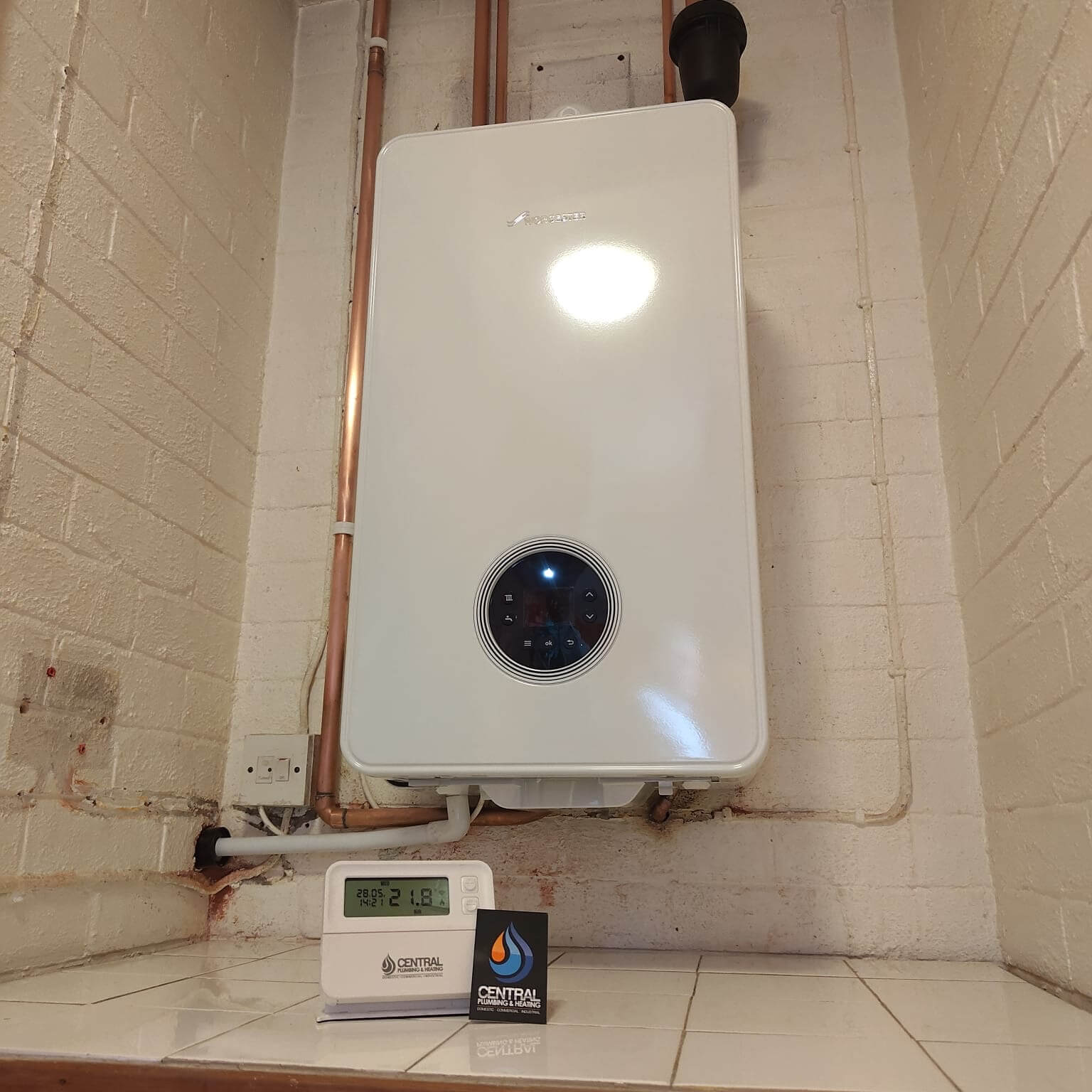 Worcester Bosch combi boiler installed by Vector Heat